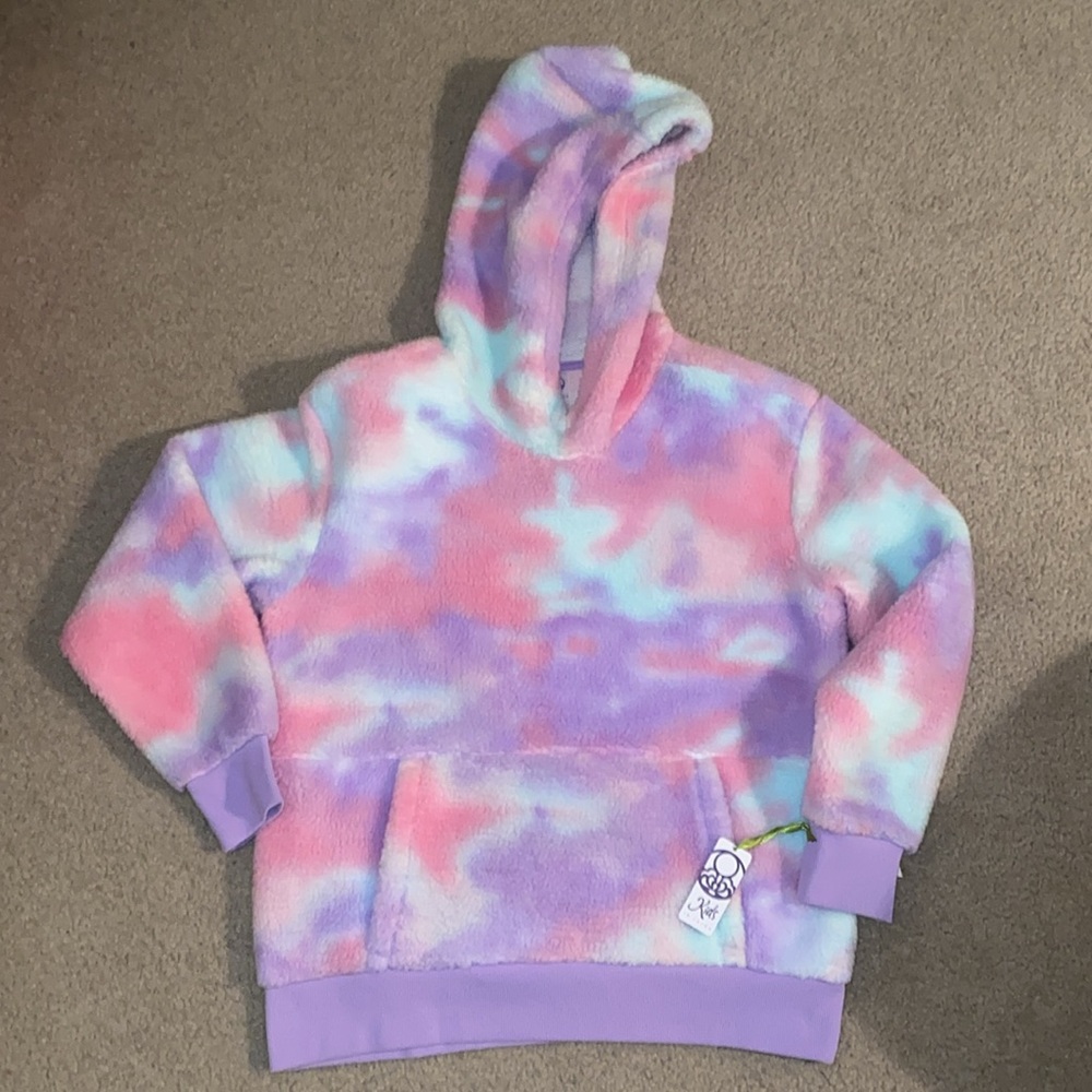 Te Verde Cotton Candy 🍬 Faux Fur  Pull-On Hoodie